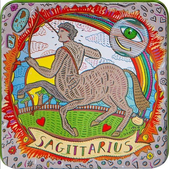 Pre de Provence Soap Sagittarius Zodiac CollectibleTin Made in France - Picture 1 of 3